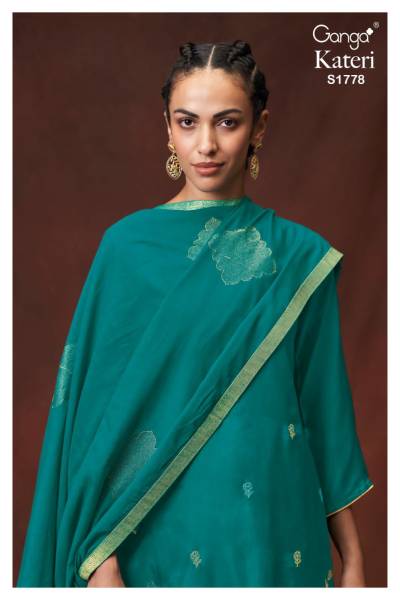 Kateri Vol 1778 By Ganga Silk Festive Wear Salwar Kameez Collection